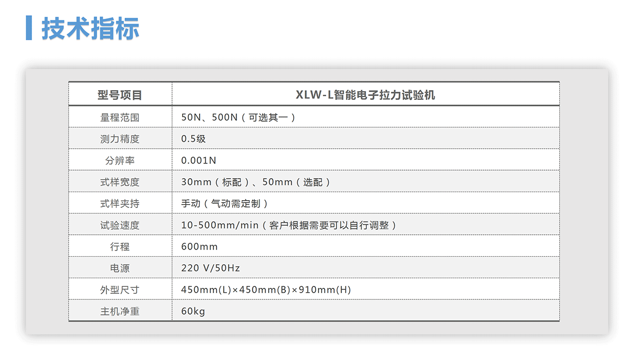 XLW-L智能電子拉力試驗機(圖7)